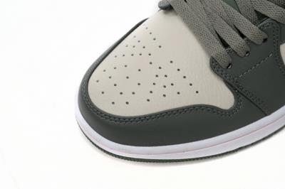 wholesale quality air jordan 1 low bean paste green