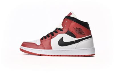 wholesale quality air jordan 1 mid gym red